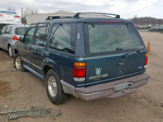 1FMDU34X5SUB99276 - 1995 FORD EXPLORER GREEN photo 3