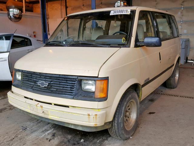 1GNDM15Z9HB141384 - 1987 CHEVROLET ASTRO TAN photo 2