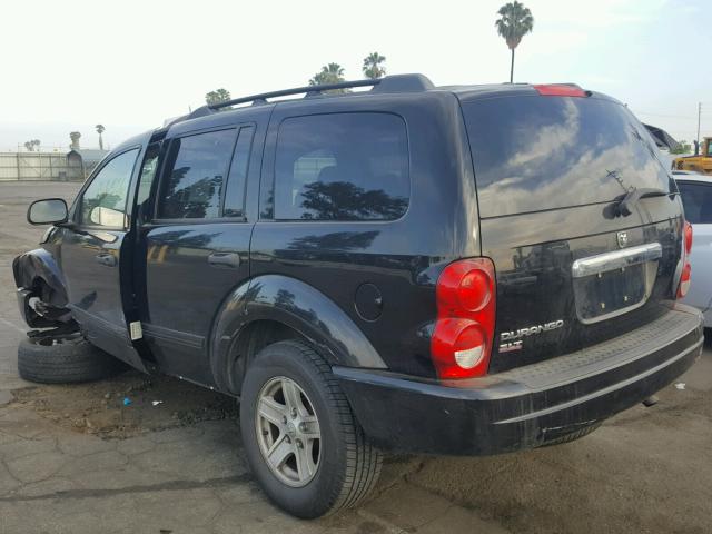 1D4HD48N55F519728 - 2005 DODGE DURANGO SL BLACK photo 3