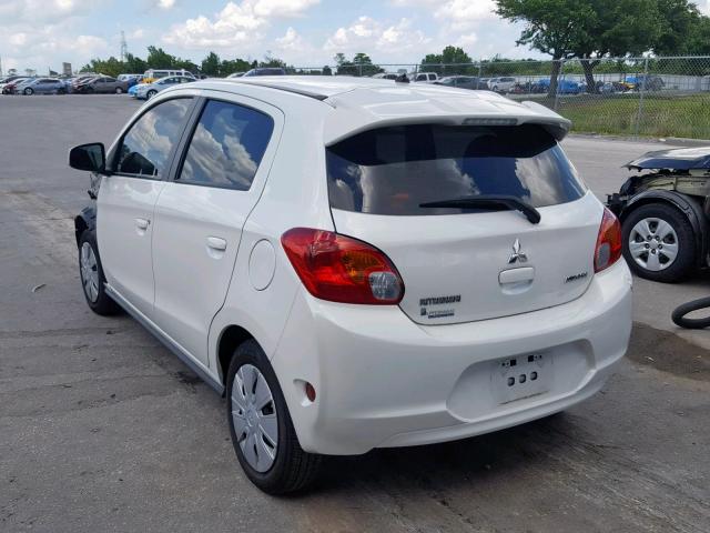 ML32A3HJ6FH042092 - 2015 MITSUBISHI MIRAGE DE WHITE photo 3