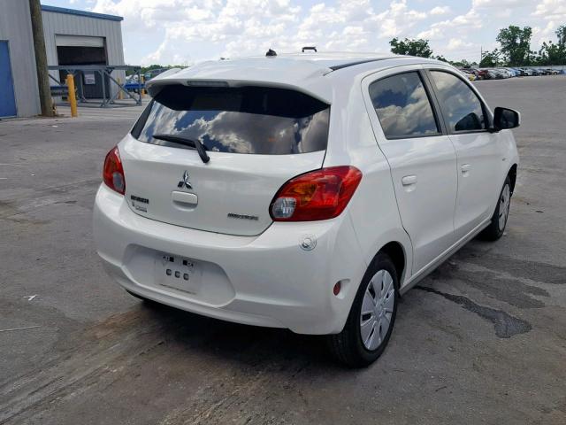 ML32A3HJ6FH042092 - 2015 MITSUBISHI MIRAGE DE WHITE photo 4