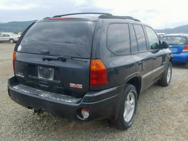 1GKDT13S362172729 - 2006 GMC ENVOY BLACK photo 4