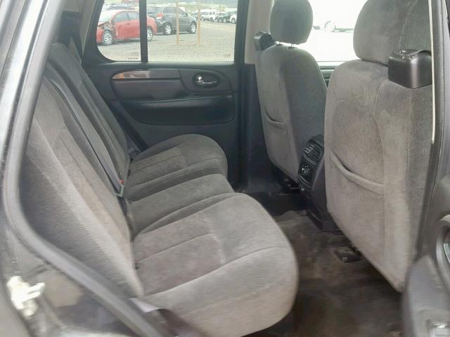 1GKDT13S362172729 - 2006 GMC ENVOY BLACK photo 6