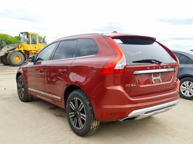 YV440MRR0H2072873 - 2017 VOLVO XC60 T5 RED photo 3