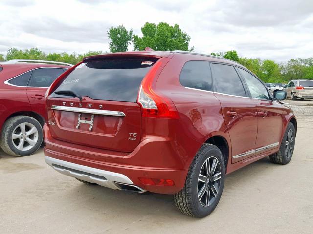 YV440MRR0H2072873 - 2017 VOLVO XC60 T5 RED photo 4