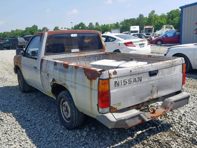 1N6ND11S4JC315056 - 1988 NISSAN D21 SHORT SILVER photo 3