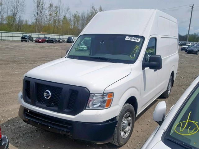 1N6BF0LY0HN805095 - 2017 NISSAN NV 2500 S WHITE photo 2