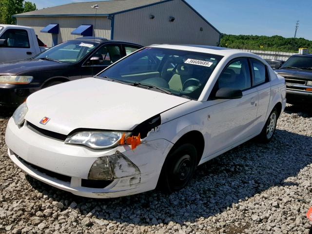 1G8AN12F64Z128462 - 2004 SATURN ION LEVEL WHITE photo 2