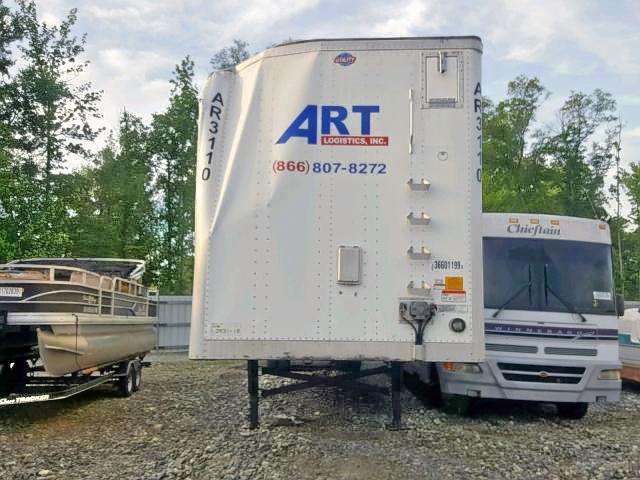 1UYVS253XJ7293110 - 2018 UTILITY TRAILER WHITE photo 2