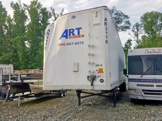 1UYVS253XJ7293110 - 2018 UTILITY TRAILER WHITE photo 3