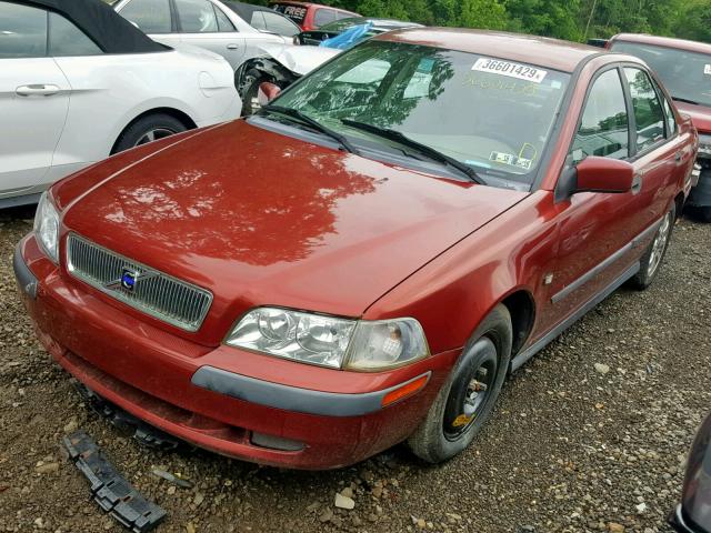 YV1VS29591F656202 - 2001 VOLVO S40 1.9T RED photo 2