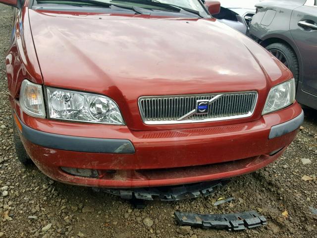 YV1VS29591F656202 - 2001 VOLVO S40 1.9T RED photo 9