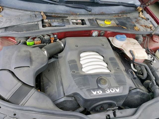 WVWTH63B43P288140 - 2003 VOLKSWAGEN PASSAT GLX 红色 照片 7