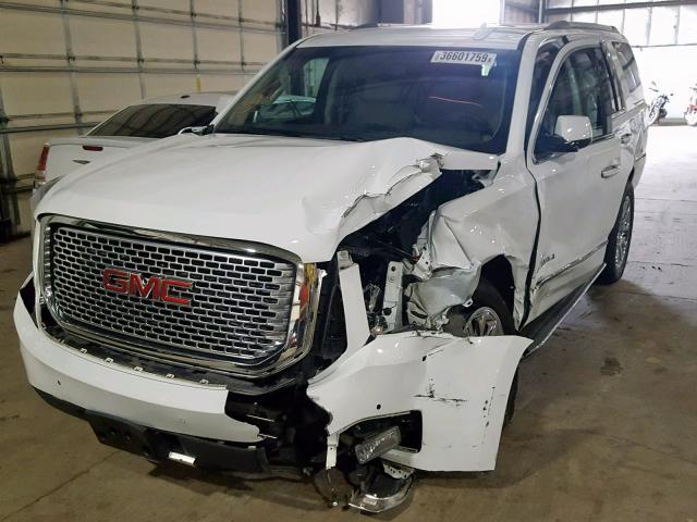 1GKS2CKJ5HR132693 - 2017 GMC YUKON DENA WHITE photo 2