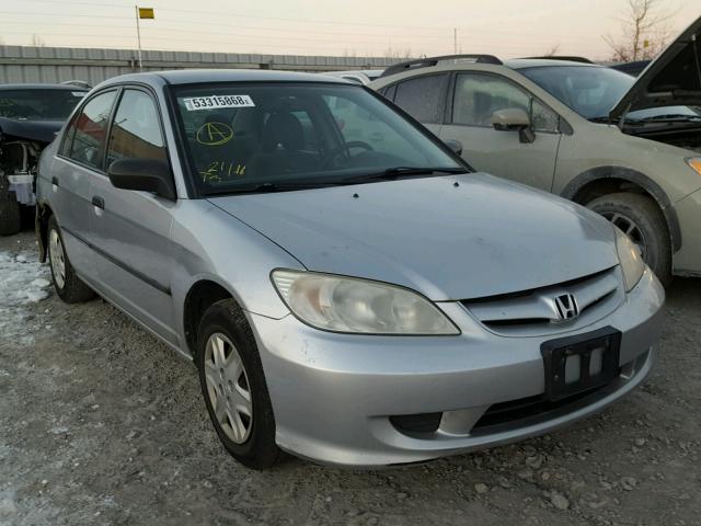 2HGES16394H926889 - 2004 HONDA CIVIC DX V SILVER photo 1