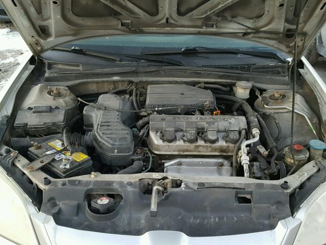 2HGES16394H926889 - 2004 HONDA CIVIC DX V SILVER photo 7