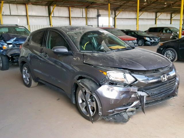 3CZRU5H54HM721854 - 2017 HONDA HR-V EX GRAY photo 1