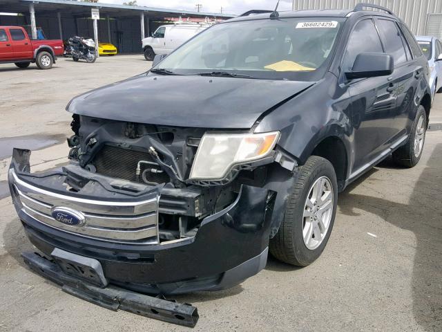 2FMDK36C87BB34340 - 2007 FORD EDGE SE BLACK photo 2