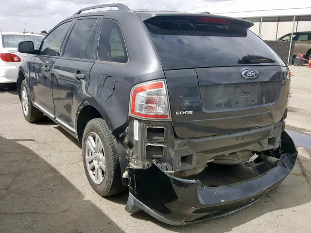 2FMDK36C87BB34340 - 2007 FORD EDGE SE BLACK photo 3