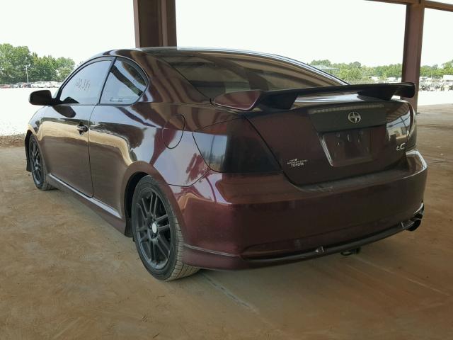JTKDE167850043708 - 2005 TOYOTA SCION TC 紫色 照片 3