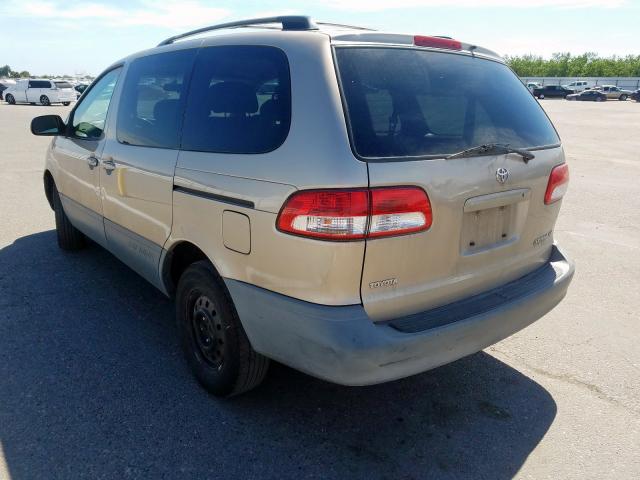 4T3ZF13C63U556363 - 2003 TOYOTA SIENNA LE  photo 3