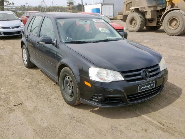 9BWEL41J094018375 - 2009 VOLKSWAGEN CITY GOLF BLACK photo 1