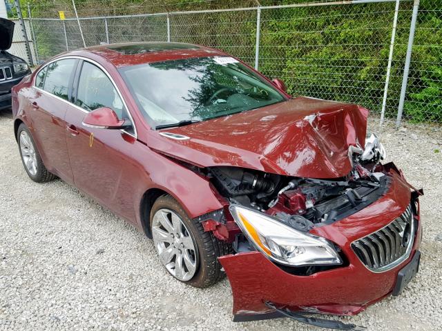 2G4GS5GX8G9131150 - 2016 BUICK REGAL PREM RED photo 1