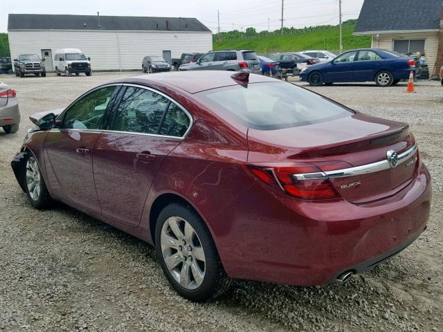 2G4GS5GX8G9131150 - 2016 BUICK REGAL PREM RED photo 3