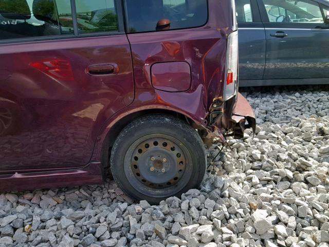 JTLKT334050197571 - 2005 TOYOTA SCION XB 栗色 照片 10