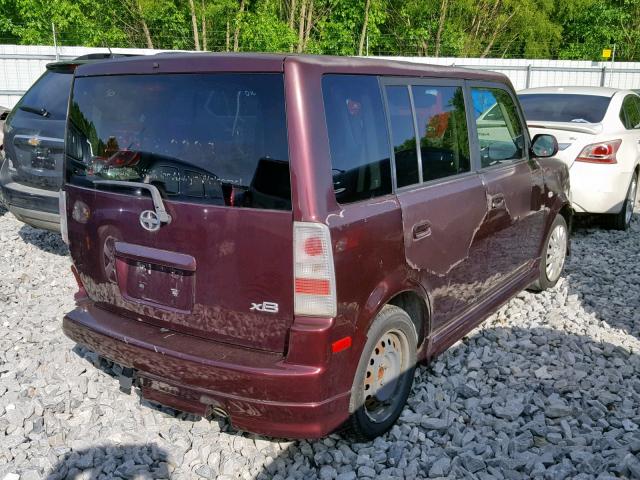 JTLKT334050197571 - 2005 TOYOTA SCION XB 栗色 照片 4