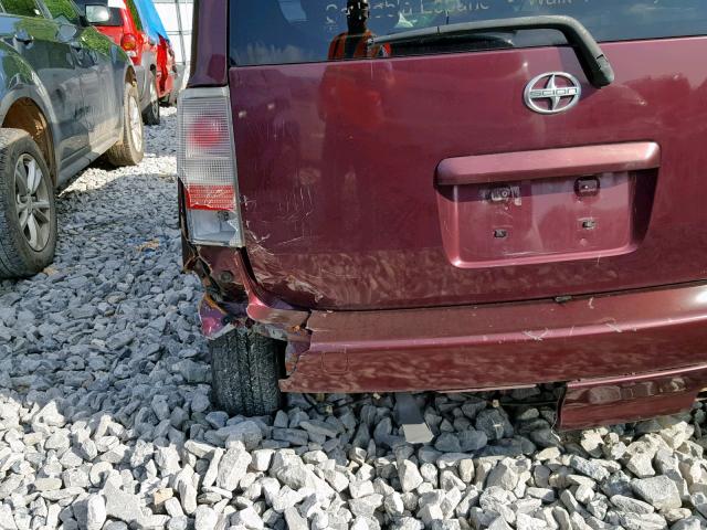 JTLKT334050197571 - 2005 TOYOTA SCION XB 栗色 照片 9