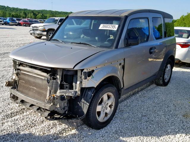 5J6YH28503L035643 - 2003 HONDA ELEMENT EX GRAY photo 2