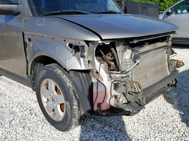 5J6YH28503L035643 - 2003 HONDA ELEMENT EX GRAY photo 9