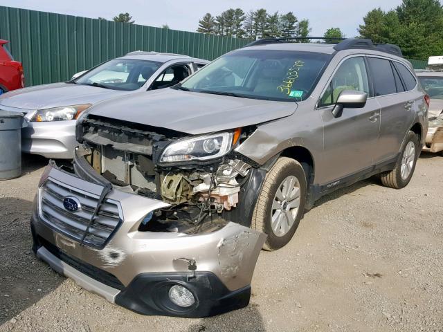 4S4BSADC7F3286896 - 2015 SUBARU OUTBACK 2. GOLD photo 2