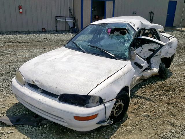 1Y1SK538XRZ056484 - 1994 GEO PRIZM LSI WHITE photo 2