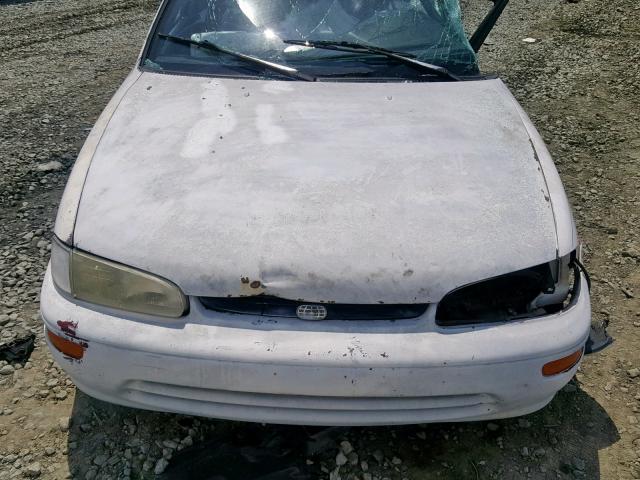 1Y1SK538XRZ056484 - 1994 GEO PRIZM LSI WHITE photo 7