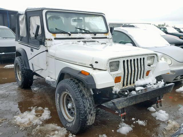 2J4FY19P3MJ134644 - 1991 JEEP WRANGLER / WHITE photo 1