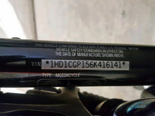 1HD1CGP156K416141 - 2006 HARLEY-DAVIDSON XL1200 C BLUE photo 10