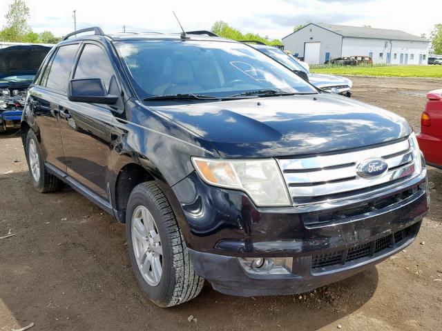 2FMDK38C18BA90244 - 2008 FORD EDGE SEL BLACK photo 1