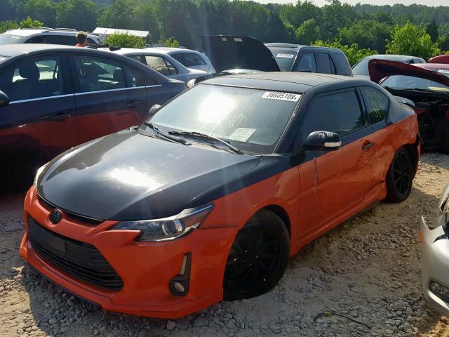 JTKJF5C70FJ005350 - 2015 TOYOTA SCION TC TWO TONE photo 2