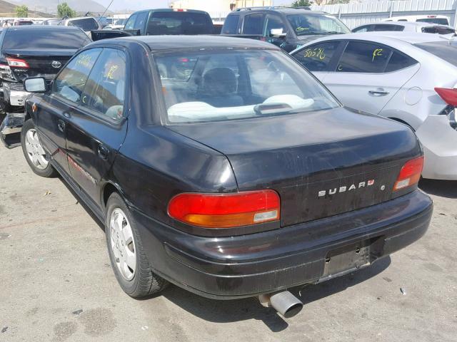 JF1GC6358SH514527 - 1995 SUBARU IMPREZA L BLACK photo 3