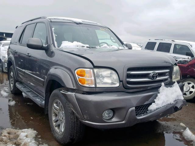 5TDBT48A93S150520 - 2003 TOYOTA SEQUOIA LI GRAY photo 1