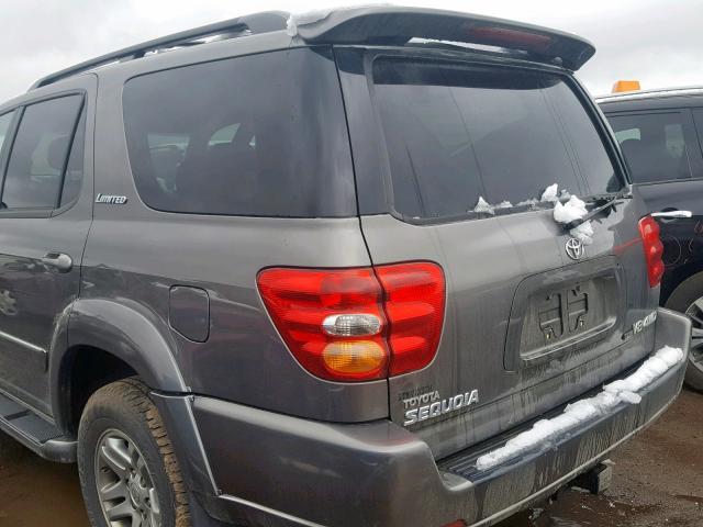 5TDBT48A93S150520 - 2003 TOYOTA SEQUOIA LI GRAY photo 3