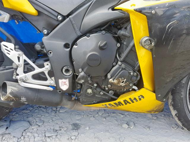 JYARN23E99A006295 - 2009 YAMAHA YZFR1 YELLOW photo 7