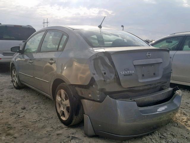 3N1AB61E38L642922 - 2008 NISSAN SENTRA 2.0 GRAY photo 3