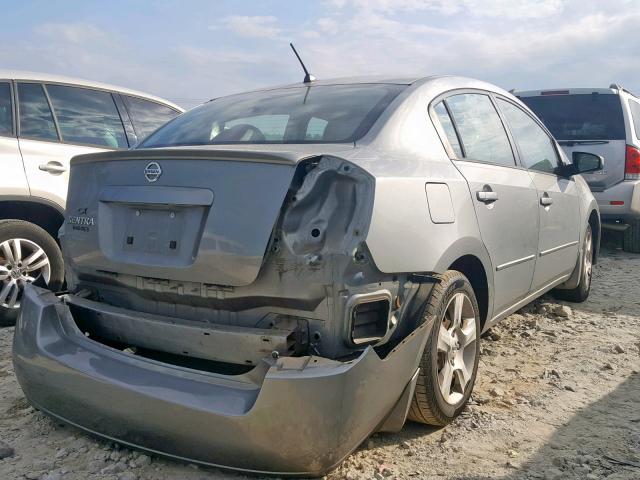 3N1AB61E38L642922 - 2008 NISSAN SENTRA 2.0 GRAY photo 4