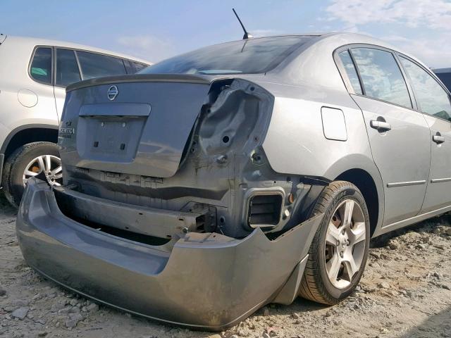 3N1AB61E38L642922 - 2008 NISSAN SENTRA 2.0 GRAY photo 9