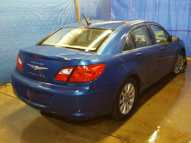 1C3CC5FB2AN158780 - 2010 CHRYSLER SEBRING LI BLUE photo 4