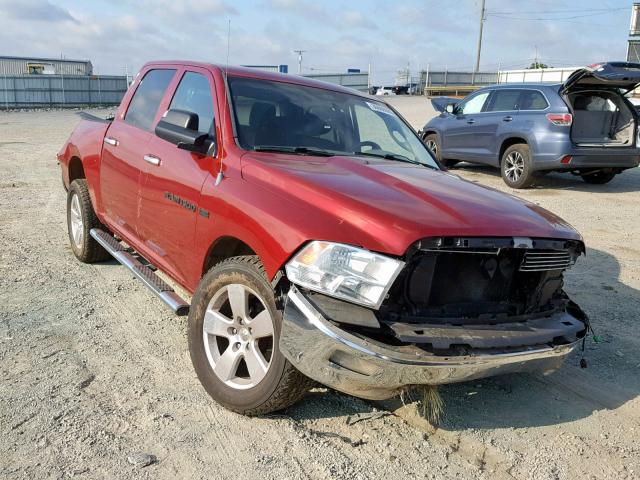 1C6RD7LT4CS208909 - 2012 DODGE RAM 1500 S RED photo 1