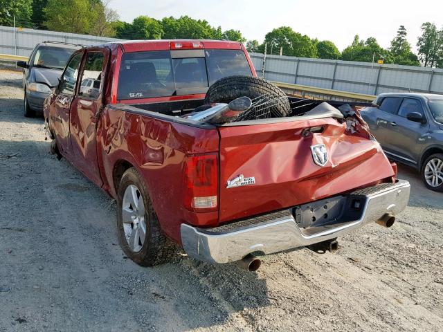 1C6RD7LT4CS208909 - 2012 DODGE RAM 1500 S RED photo 3